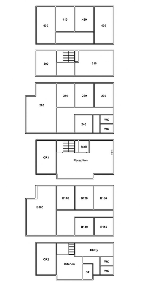 ZipDesk Coworking Building 5 floor plan